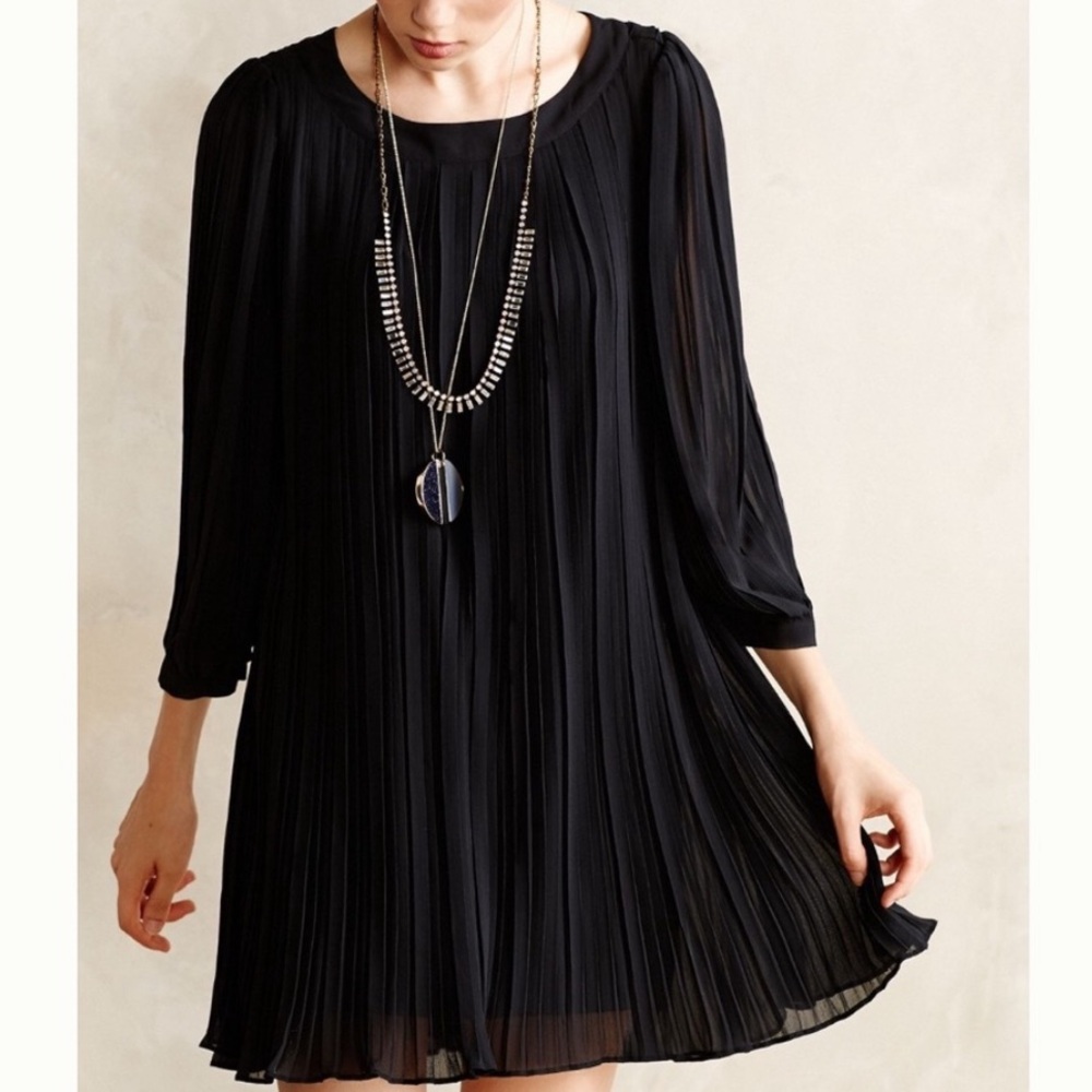 Chic Black Long Sleeve Dress